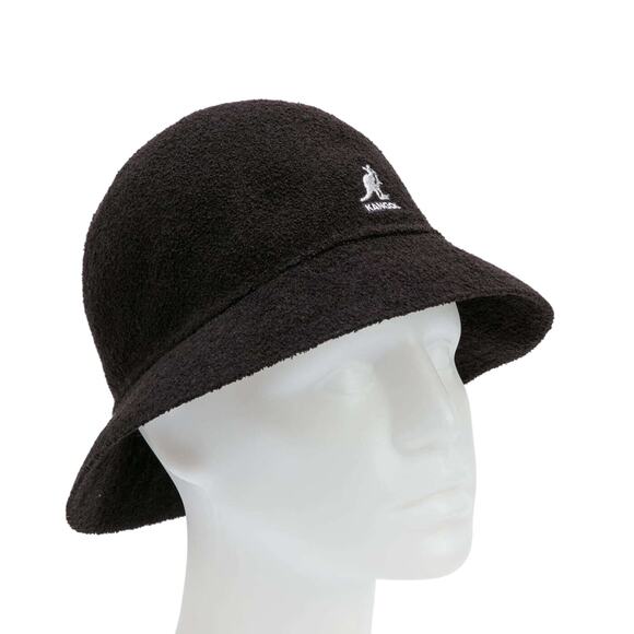 NWT Kangol Unisex Bermuda Casual Bucket Hat, Black, Size L